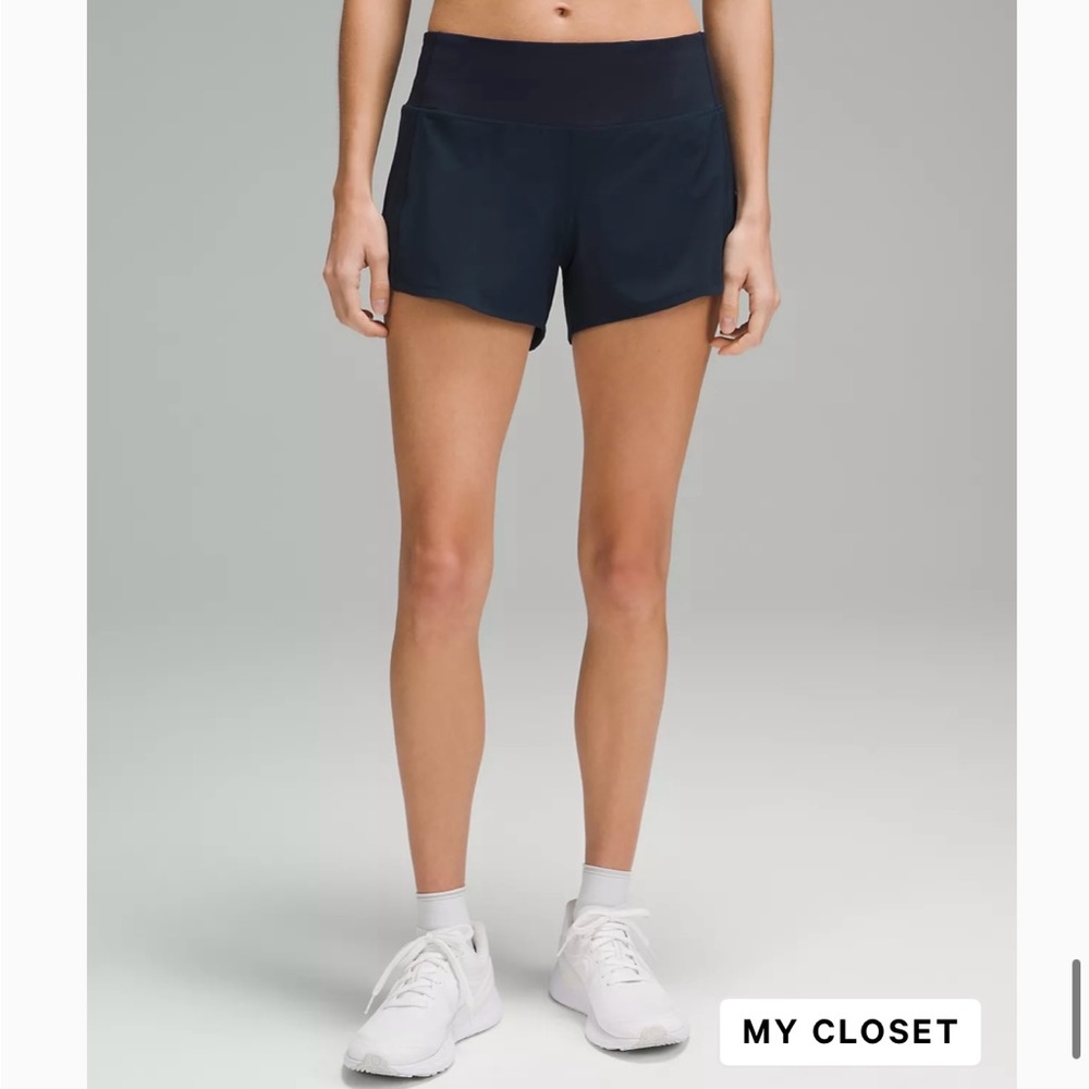 Lululemon Short 4"
Color True Navy Size 10